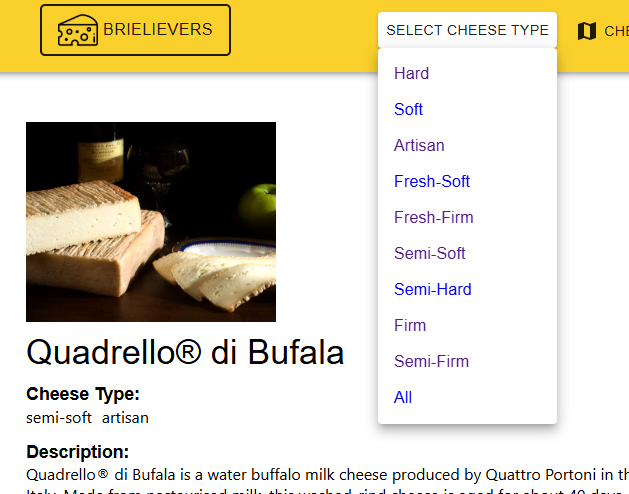 cheese app screenshot